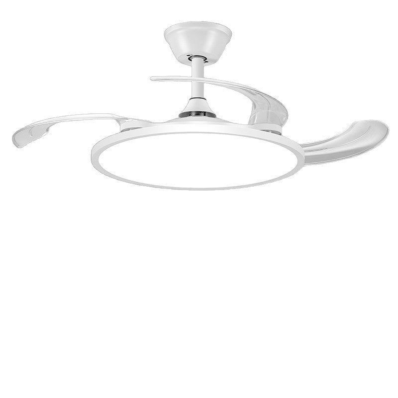 Full spectrum eye protection fan light 2026 new ultra-thin silent restaurant bedroom home integrated invisible ceiling fan light