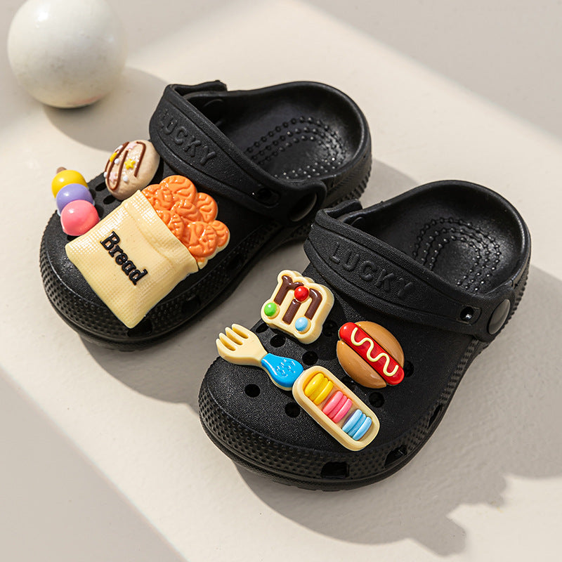 Kids' clogs: summer indoor anti-slip cartoon sandals for girls and boys (toddler to big kid sizes) - perfect for beach and everyday wear