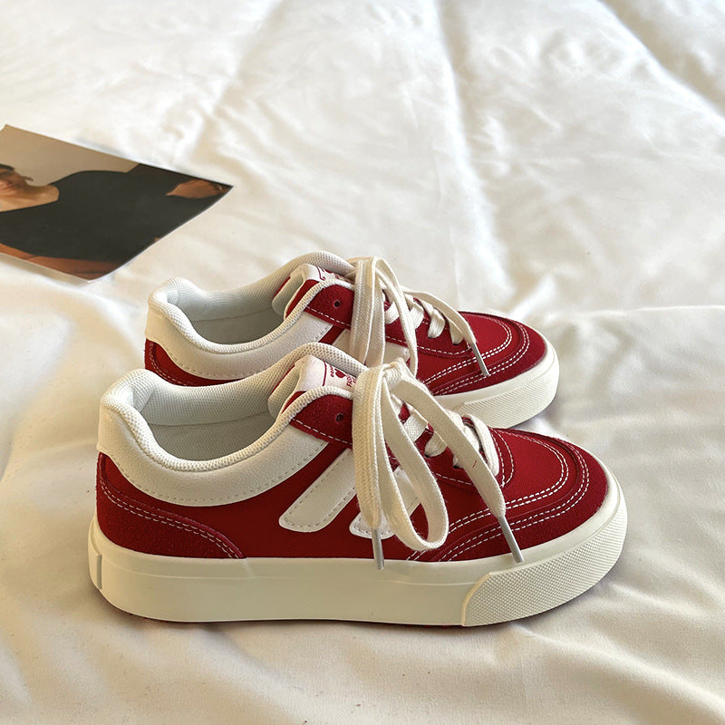 Vintage hong kong style black canvas shoes for women, new autumn 2026 collection, unique design, student-friendly, versatile sneakers, trendy ins style