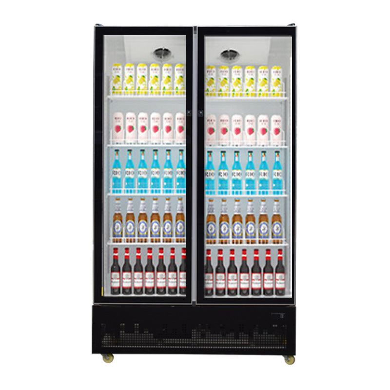 Commercial wine cooler - bar, ktv, supermarket vertical large capacity beer & beverage refrigerated display cabinet - trending wine cooler