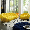 Modern minimalist bubble sofa - designer fabric, trending online, creative football art, curved sofa for home living room