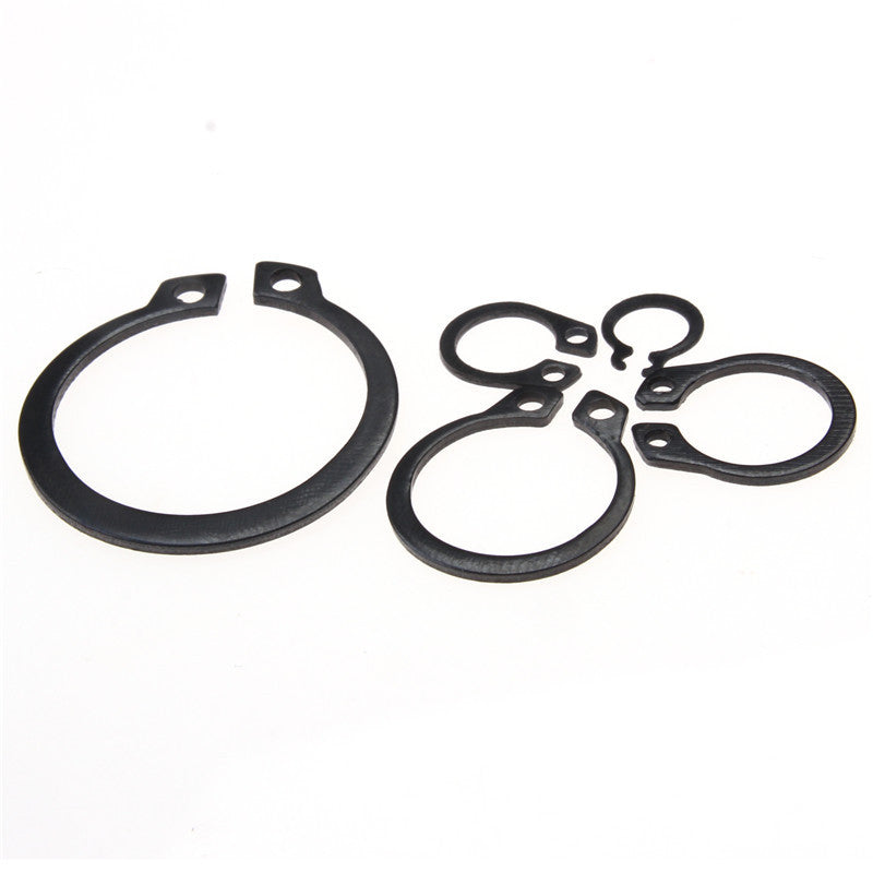 E-type open spring 120pcs boxed metal spring gasket 304 stainless steel shaft retaining ring meson