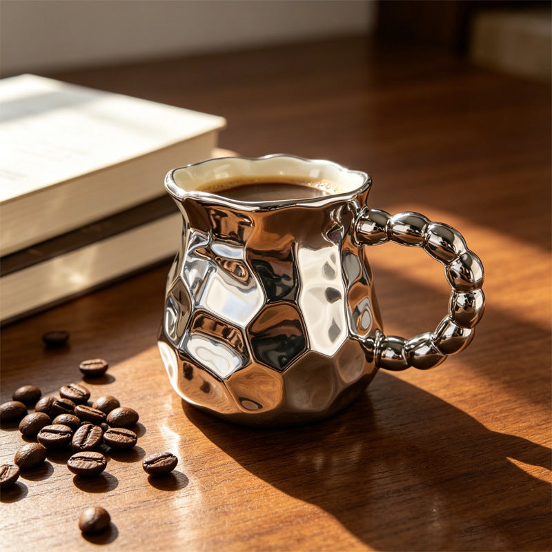 ceramic mug, high-end twist mug, home niche design, couple coffee cup, girl's drinking cup