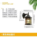 European rustic style outdoor wall lamp - waterproof for gate, exterior wall, balcony, terrace, villa courtyard, bedroom bedside lighting