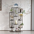 Flower stand living room floor-standing flower stand storage rack balcony flower pot bracket chinoiserie ornament rack green plant display rack