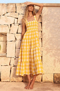 Yellow plaid 23201
