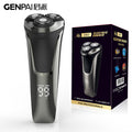 375 electric shaver - floating 4d triple-blade razor, fully washable, rechargeable men's shaver with digital display