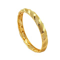 Middle eastern dubai women's closed-end bangle, vietnamese gold sand bracelet, african nigerian petal design