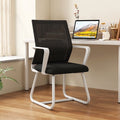 Minimalist computer chair - comfortable office chair for extended sitting, lumbar support, ergonomic design, ideal for meetings and negotiations