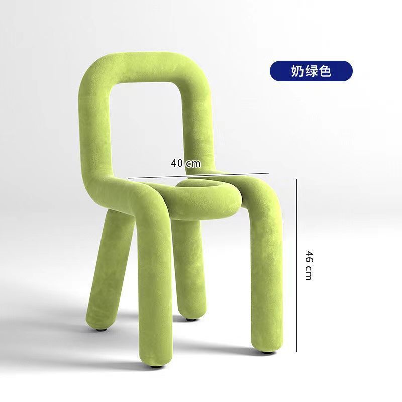 Bold Chair椅子创意网红化妆凳子个性休闲异形椅服装店设计师餐椅