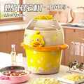 Play house real cooking utensils automatic popcorn machine cooking independent hands-on family interactive artificial kitchen toys