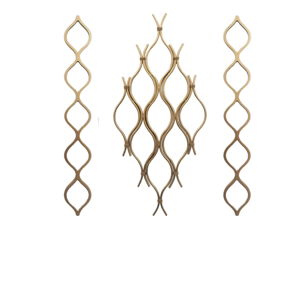 American iron art ji mirror wall decoration living room background wall pendant decoration b&b entrance wall creative wall hanging wall