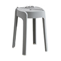 Plastic stool thickenedfor home dining table cooked rubber stool casual high stool scandinavian living room backrest square round windmill new