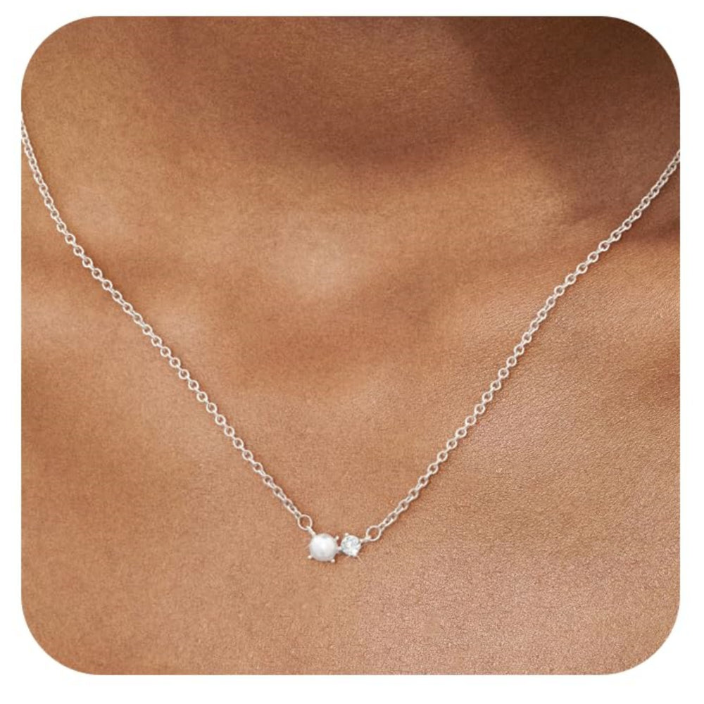 European and american cross-border hot seller: brass real gold plated fashionable exquisite small zircon pendant high-end necklace