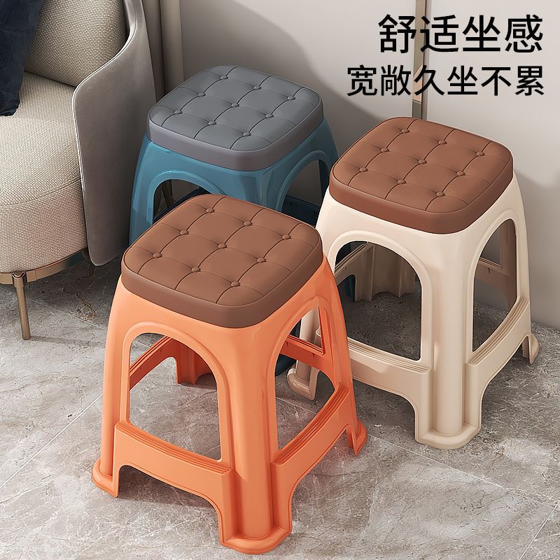 Plastic thickened scandinavian home for homecasual creative bench restaurant dining table stool bedroom dressing stool small stool