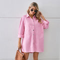 Fashion cross-border trade  new arrival washed raw edge denim dresspatchworklong sleevescardigan skirt for women