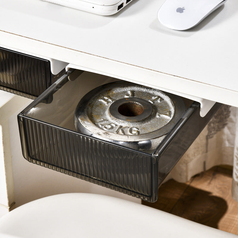 Xinle desk drawer storage box student hidden stationery box pen holder office table bottom sorting storage box