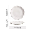 European-style embossed ceramic double-layer serving tray - perfect for home, snacks, desserts, cakes, creative wedding decor, living room, and pastry presentation
