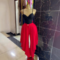 European and american cross-border women's fashion:  summer new arrivals - high-waisted, slimming, designer, loose wide-leg casual trousers
