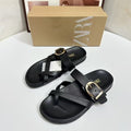 Za2025 new summer flip-flop sandals - versatile korean style flat sandals for everyday wear