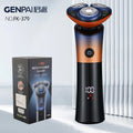 3-in-1 magnetic floating triple-blade electric shaver for men - washable, quick-charge, multi-function razor set