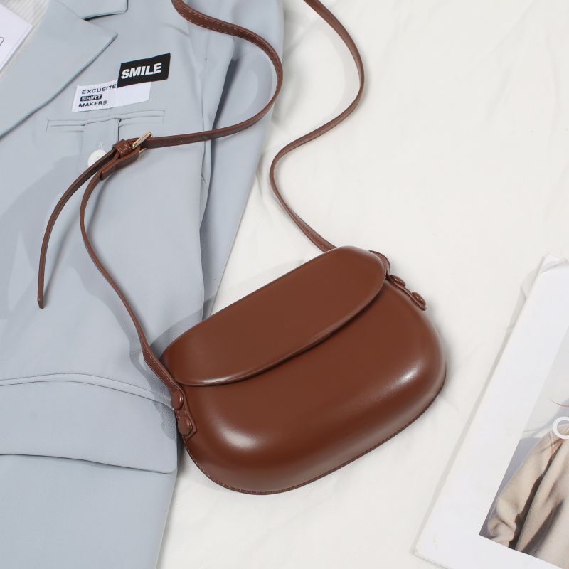 Cross-border hot-selling 2025 spring and summer new large pressure shell bag Cross-border hot-selling saddle bag Student party shoulder messenger bag