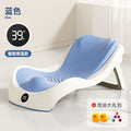 Baby bath support seat - reclining bath bed with non-slip mat & bath net - universal fit