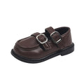 spring new girls' single shoes - korean style fashionable versatile children's leather shoes - princess shoes - trendy casual shoes