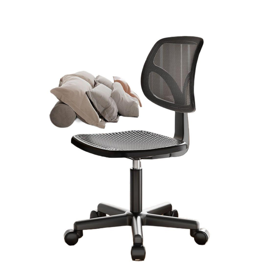 Kumanju little whale computer chair - comfortable casual home office chair for small spaces, study chair, ergonomic chair