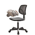 Kumanju little whale computer chair - comfortable casual home office chair for small spaces, study chair, ergonomic chair