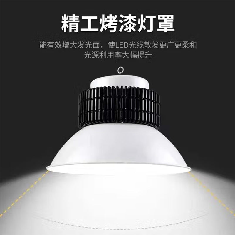 LED High Bay Light High Power Fin Factory Workshop Warehouse Workshop Lighting Super Bright Energy Saving Industrial Stadium Chandelier