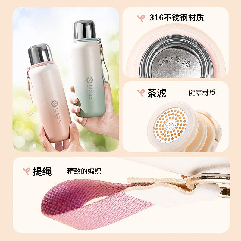 Bestselling 316 stainless steel insulated tumbler - stylish design for men and women, portable for car, outdoor sports, and students