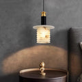 Chinese style spanish natural marble bedroom bedside pendant light modern creative hotel b&b restaurant bar counter small chandelier