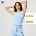 【customization available】women's yoga tank top with built-in bra pads - direct from the factory, supports logo customization and oem/private label manufacturing