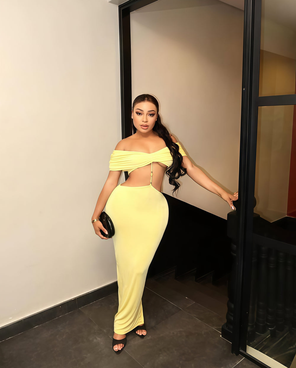 European and american cross-border women's fashion:  autumn new arrival - solid color sleeveless off-the-shoulder bandeau sexy bodycon mini dress