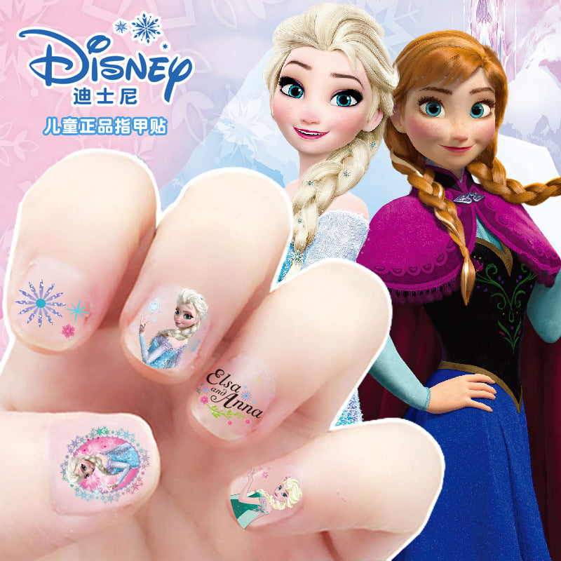 Kids' nail stickers - snow white, frozen, piglet, hello kitty cartoon decals - nail art stickers for baby rewards and decoration