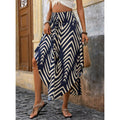 Shipped: hot-selling european and american cross-border style, new spring/summer bohemian ethnic print a-line casual dress
