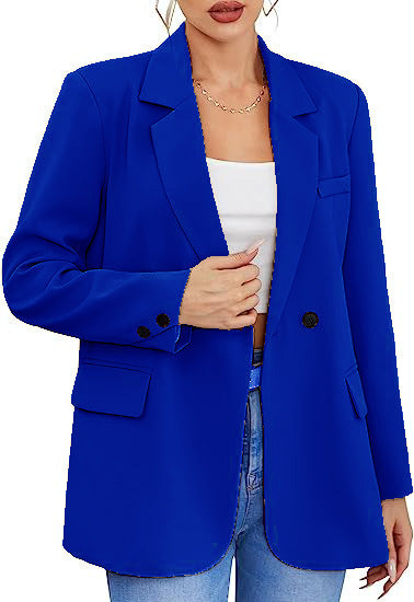 Fashion cross-border   small suit fall and winterolwork clothing lapel silmcardiganelegant suit