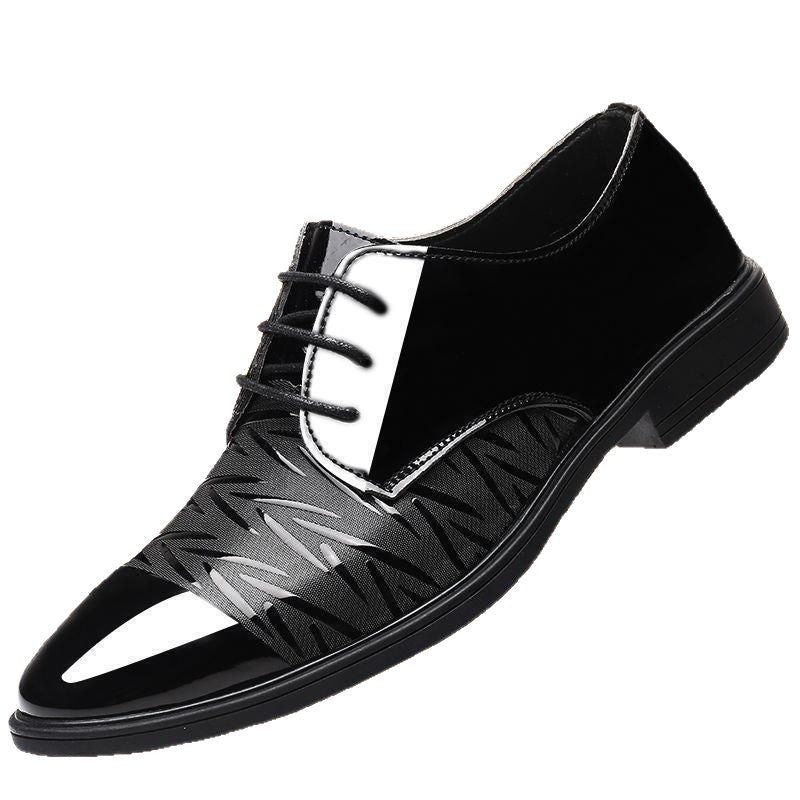 Clearance sale: men's leather shoes - new summer styles for young professionals. business casual, british style, breathable formal leather shoes for men - trendy and stylish