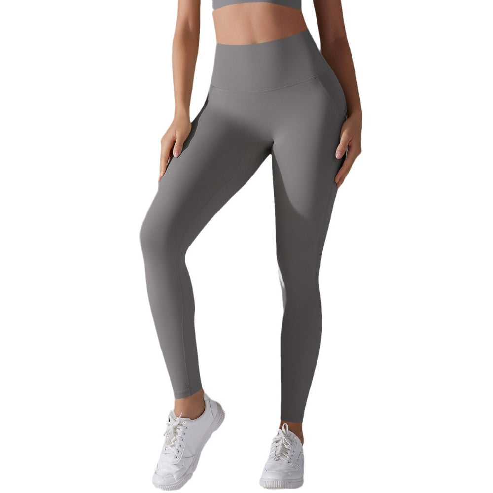 European and american high-waisted, tight-fitting, butt-lifting yoga pants - barely-there feel, antibacterial, no-panty-lining needed, quick-dry leggings for running, training, and fitness