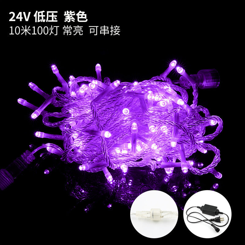 24V low voltage lanterns Gypsy led light strings Outdoor courtyard decoration lighting Tree lights Landscape lights Around the tree Tree lights