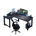 L-shaped corner gaming desk, double computer desk, desktop home student writing desk, minimalist office desk, bedroom corner desk