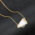 Amazon's new cheer up horn pendant necklace cheerleading support gift necklace with blessing card for women