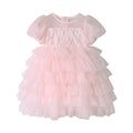 Girls' princess dress summer  new style girl's tulle dress chic baby birthday dress super fairy