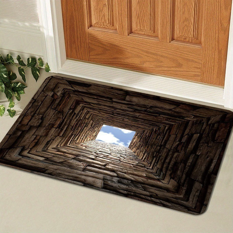 3d visual trap floor mat bathroom absorbent mat non-slip foot mat entrance door mat entrance door mat
