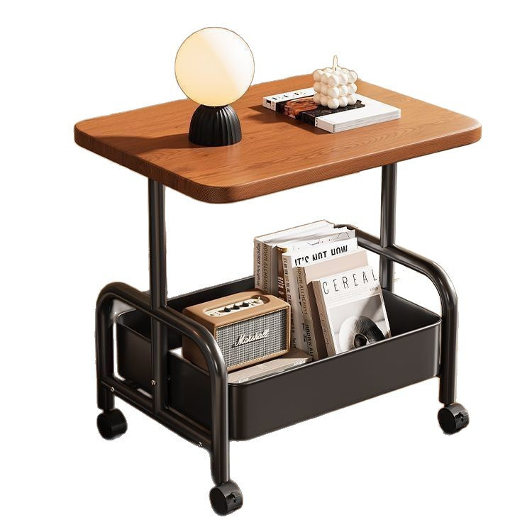 Courtyard ornaments, living room sofa side table, creative trolley storage, movable wheeled tea table, for home bedroom courtyard ornaments