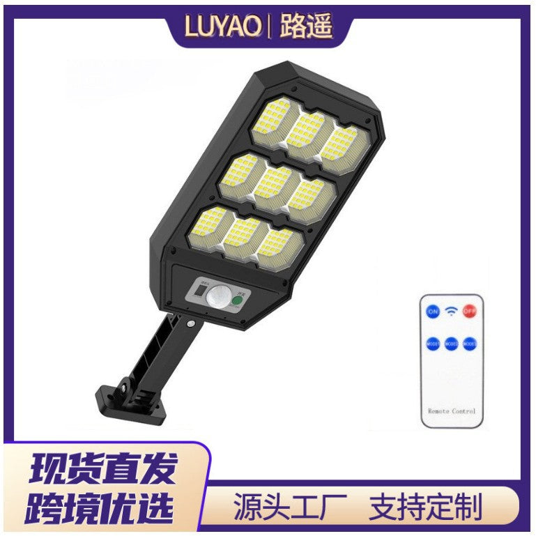 Cross-border new solar street lights, outdoor human body induction wall lights, courtyard wall road lighting LED small street lights
