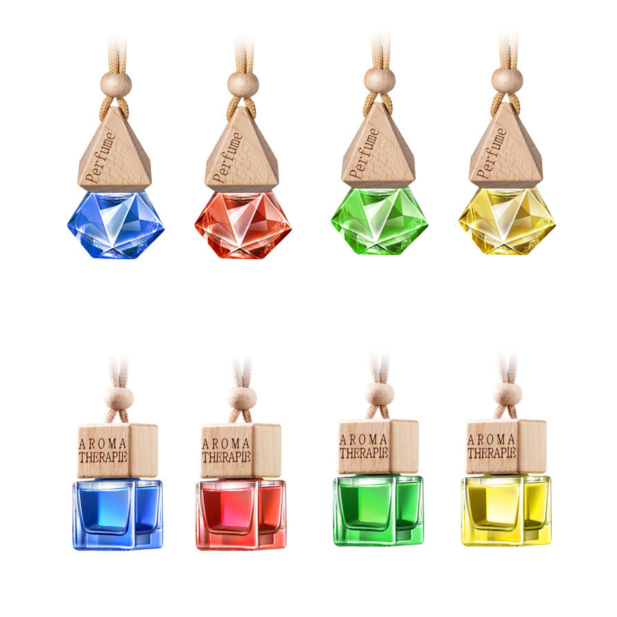 Car aromatherapy car perfume pendant pendant essential oil hanging aromatherapy pendant car fragrance ornament high-end men and women