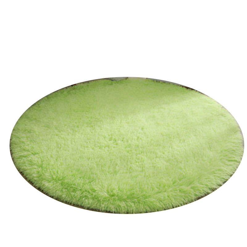 Round silk wool carpet study living room coffee table mat bedroom bedside blanket stuffed hanging basket rocking chair computer chair floor mat