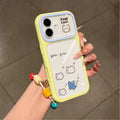 Cartoon simple fish large window phone case for iphone 18, apple 17 pro max, kitten protective cover 16